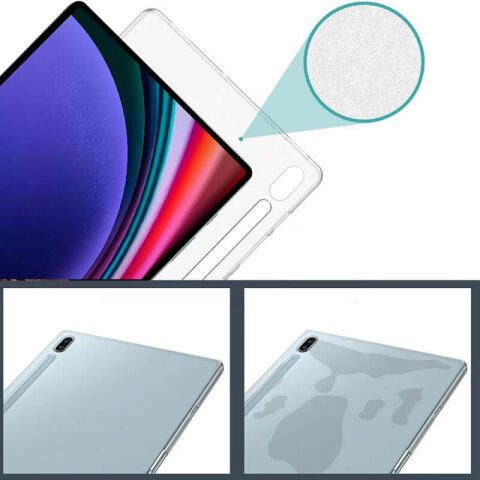 Galaxy Tab S10 Plus Kılıf Patinda Tablet Süper Silikon Kapak