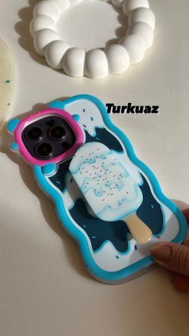iPhone Ice Cream Popsocket Silikon Kılıf