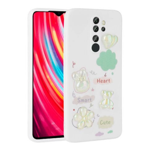 Xiaomi Redmi Note 8 Pro Kılıf Kabartma Figürlü Parlak Patinda Toys Silikon Kapak