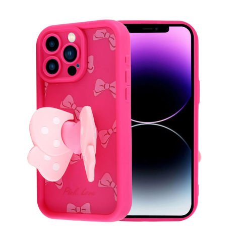 Apple iPhone 14 Pro Max Kılıf Kamera Korumalı Figür Tasarımlı Patinda Kapya Kapak