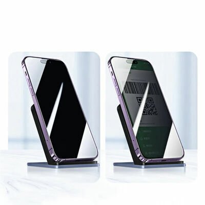 Apple iPhone 15 Pro Max Patinda Kor Privacy Cam Ekran Koruyucu