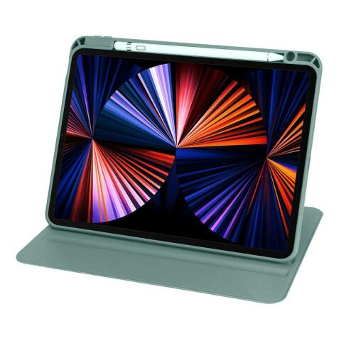 Apple iPad 10.2 2021 (9.Nesil) Kılıf Patinda Termik Kalem Bölmeli Dönebilen Standlı Kılıf