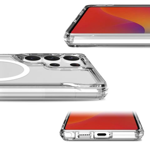 Galaxy S25 Ultra Kılıf Patinda Magsafe Şarj Özellikli T-Max Magsafe Kapak