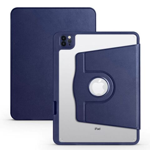 Apple iPad Air 11 2025 M3 Kılıf Patinda Termik Kalem Bölmeli Dönebilen Standlı Kılıf