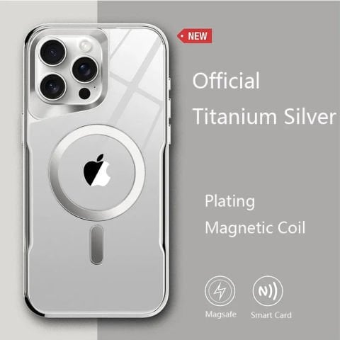 Apple iPhone Magsafe Newzone Metalik Kılıf