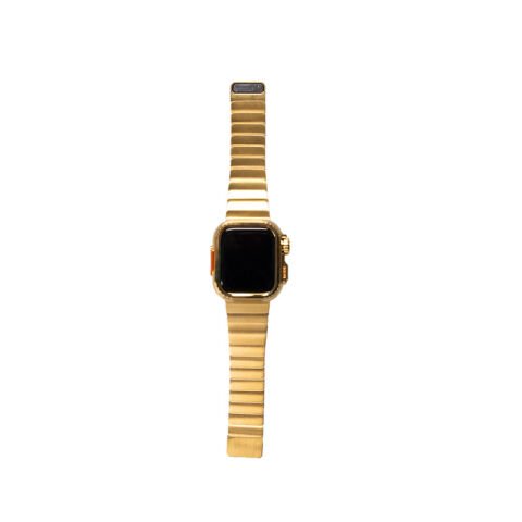 Apple Watch 44mm Patinda KRD-126 Sert Kasa Koruyuculu Metal Kordon