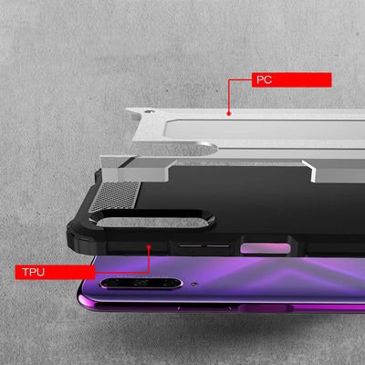 Huawei P Smart Pro 2019 Kılıf Patinda Crash Silikon Kapak