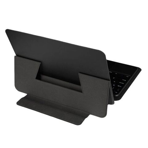 Galaxy Tab A7 Lite T225 Patinda Border Keyboard Bluetooh Bağlantılı Standlı Klavyeli Tablet Kılıfı