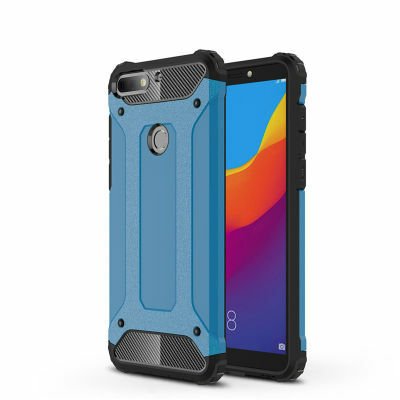 Huawei Y7 2018 Kılıf Patinda Crash Silikon Kapak