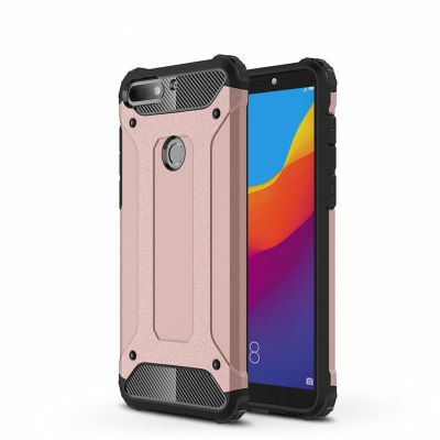 Huawei Y7 2018 Kılıf Patinda Crash Silikon Kapak