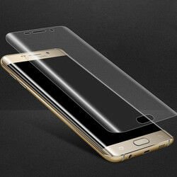 Galaxy S7 Edge Patinda Süper Pet Ekran Koruyucu Jelatin Renksiz