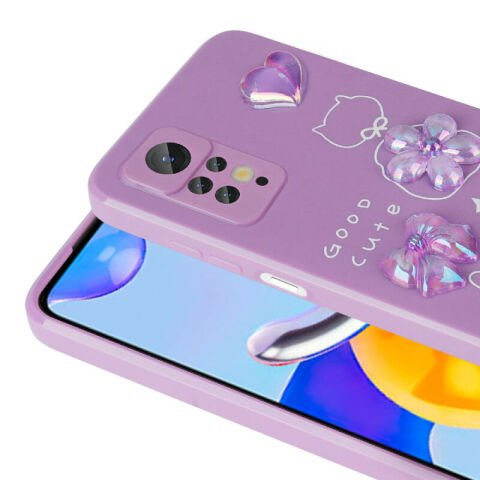 Xiaomi Redmi Note 12 Pro 4G Kılıf Kabartma Figürlü Parlak Patinda Toys Silikon Kapak