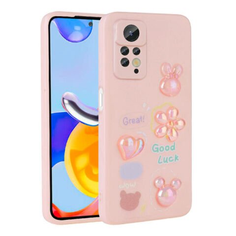 Xiaomi Redmi Note 12 Pro 4G Kılıf Kabartma Figürlü Parlak Patinda Toys Silikon Kapak