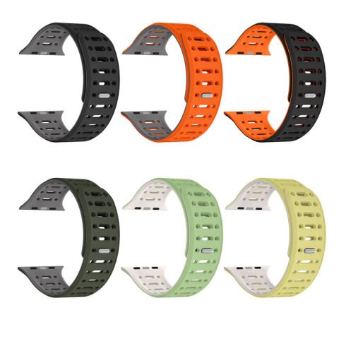 Apple Watch 10 46mm Patinda KRD-124 Silikon Kordon Strap Kayış