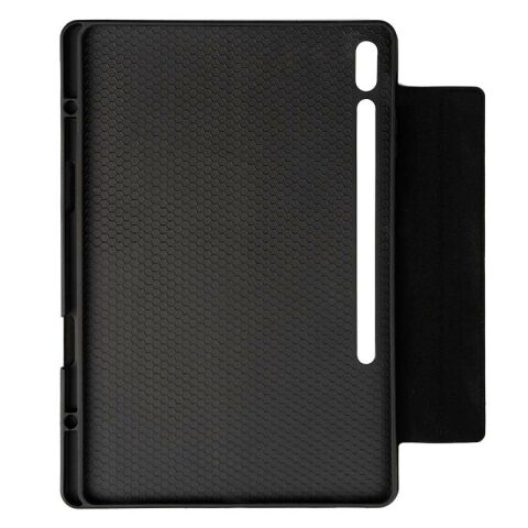 Galaxy Tab S7 FE LTE (T737-T736-T733-T730) Patinda Border Keyboard Bluetooh Bağlantılı Standlı Klavyeli Tablet Kılıfı