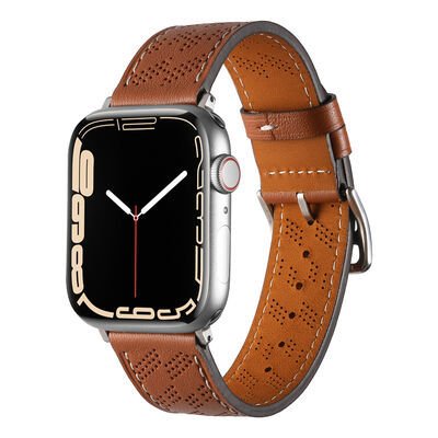 Apple Watch Ultra 49mm KRD-76 PU Deri Kordon Strap Kayış