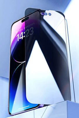 Apple iPhone 15 Patinda Kor Privacy Cam Ekran Koruyucu