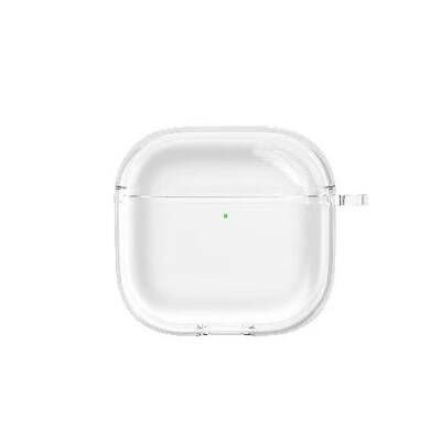 Apple Airpods 4 Kılıf Şeffaf Kristal Silikon Patinda Airbag 14 Kılıf Şeffaf