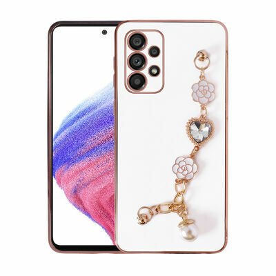 Galaxy A52 Kılıf El Tutamaçlı Kamera Korumalı Patinda Taka Silikon Kapak