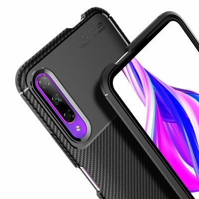 Huawei P Smart Pro 2019 Kılıf Patinda Negro Silikon Kapak