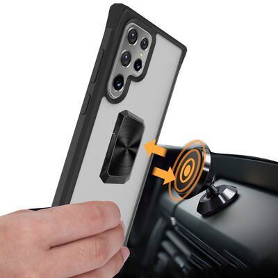 Galaxy S22 Ultra Kılıf Patinda V-Bax Kapak