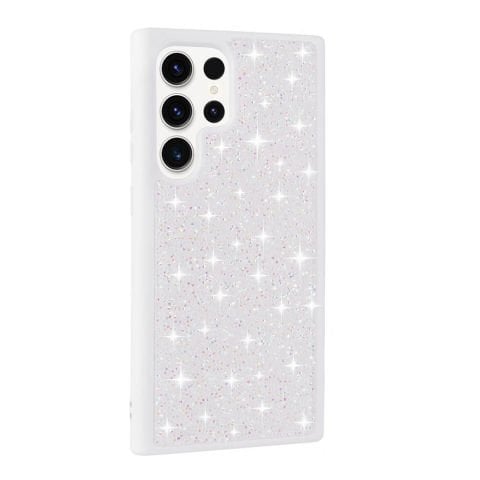 Galaxy S23 Ultra Kılıf Parlak Taşlı Tasarım  Pırlanta Kılıf