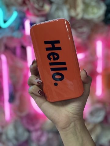 Apple iPhone Kamera Kızaklı Premium Telefon Kılıfı - Hello