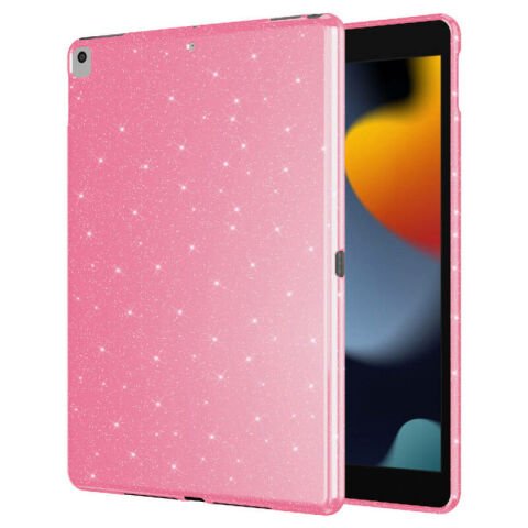 Apple iPad Pro 10.5 (7 Nesil) Simli Parlak Görünümlü Patinda Tablet Koton Kılıf
