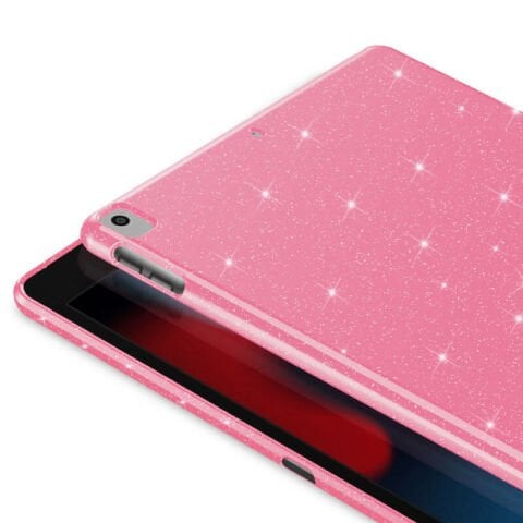 Apple iPad Pro 10.5 (7 Nesil) Simli Parlak Görünümlü Patinda Tablet Koton Kılıf