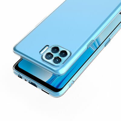 Oppo Reno 4 Lite Kılıf Patinda Kamera Korumalı Süper Silikon Kapak