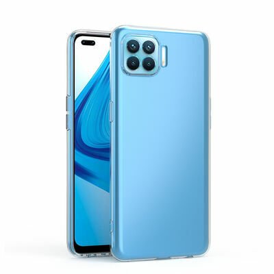 Oppo Reno 4 Lite Kılıf Patinda Kamera Korumalı Süper Silikon Kapak