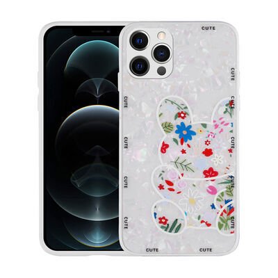 Apple iPhone 12 Pro Kılıf Desenli Sert Silikon Patinda Mumila Kapak
