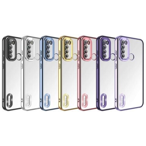 Xiaomi Redmi Note 8 Kılıf Kamera Korumalı Logo Gösteren Patinda Omega Kapak