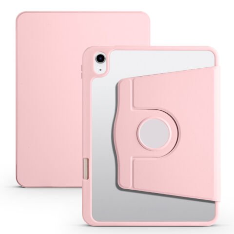 Apple iPad 10.9 2022 (10.Nesil) Kılıf Patinda Termik Kalem Bölmeli Dönebilen Standlı Kılıf