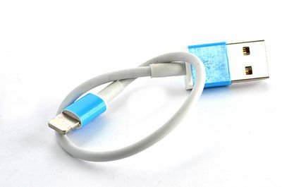 Patinda Lightning Beyaz 25-30 Cm Kısa Usb Kablo