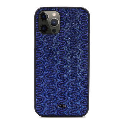 Apple iPhone 12 Pro Max Kılıf Kajsa Glamorous Serisi Waterfall Pattern Kapak