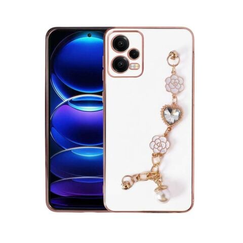 Xiaomi Redmi Note 12 5G Kılıf El Tutamaçlı Kamera Korumalı Patinda Taka Silikon Kapak