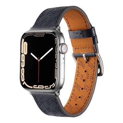 Apple Watch 42mm KRD-76 PU Deri Kordon Strap Kayış
