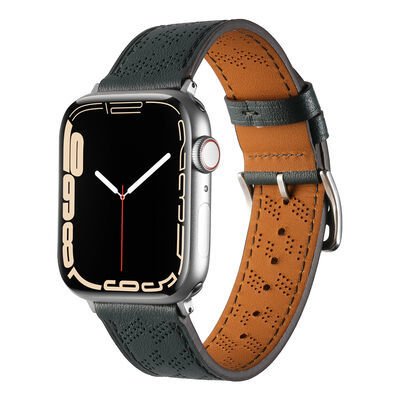 Apple Watch 42mm KRD-76 PU Deri Kordon Strap Kayış