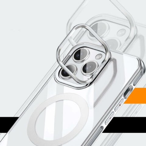 Apple iPhone 14 Pro Kılıf Magsafe Şarj Özellikli Wlons Standlı Efsane Kapak