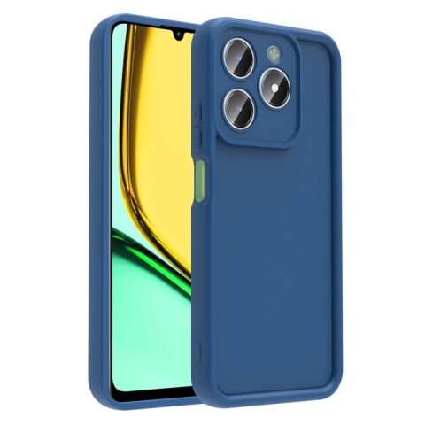 Realme C61 Kılıf Kamera Korumalı Patinda Ananas Kapak