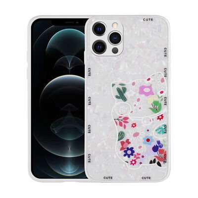 Apple iPhone 12 Pro Max Kılıf Desenli Sert Silikon Patinda Mumila Kapak