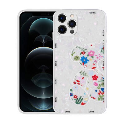 Apple iPhone 12 Pro Max Kılıf Desenli Sert Silikon Patinda Mumila Kapak