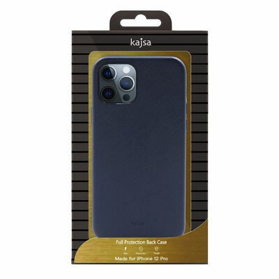 Apple iPhone 12 Kılıf ?Kajsa Woven Kapak