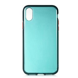 Apple iPhone X Kılıf Patinda Bistro Kapak Koyu Yeşil