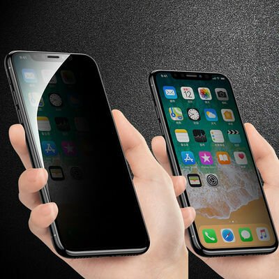 Apple iPhone 13 Patinda Anti-Dust Privacy Temperli Ekran Koruyucu