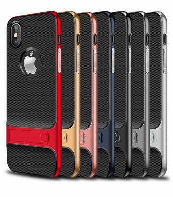 Apple iPhone X Kılıf Patinda Standlı Verus Kapak