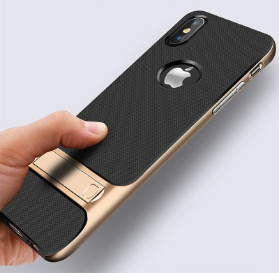 Apple iPhone X Kılıf Patinda Standlı Verus Kapak