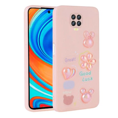 Xiaomi Redmi Note 9S Kılıf Kabartma Figürlü Parlak Patinda Toys Silikon Kapak