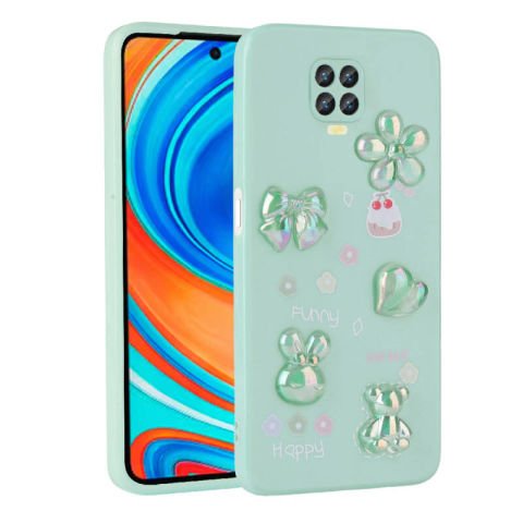 Xiaomi Redmi Note 9S Kılıf Kabartma Figürlü Parlak Patinda Toys Silikon Kapak